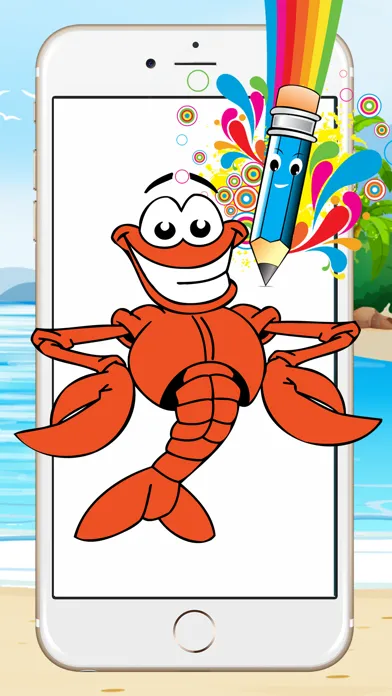 Скриншоты A Fish Coloring Book for Toddler : Shrimps & Crabs
