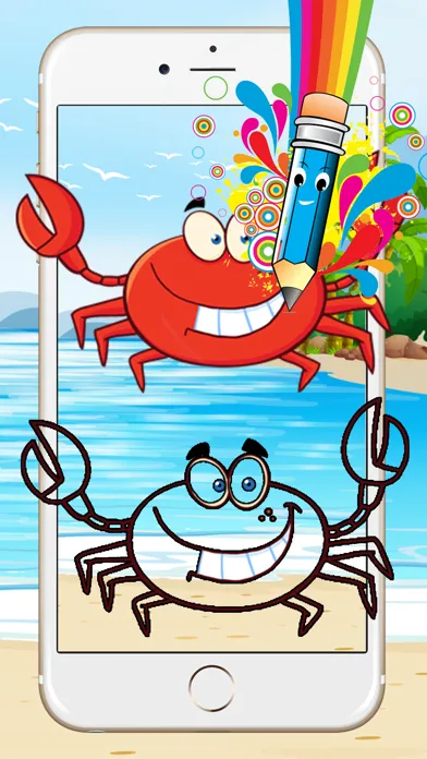 Скриншоты A Fish Coloring Book for Toddler : Shrimps & Crabs