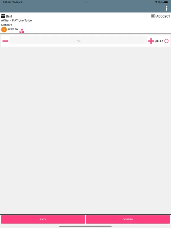 Ảnh chụp màn hình của ePick by KCS iPad 
