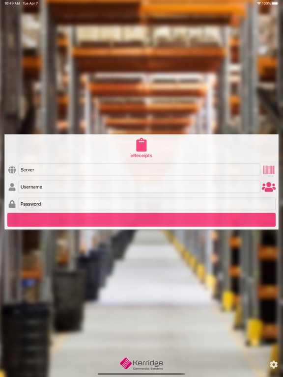 eReceipts by KCS iPad  Screenshots