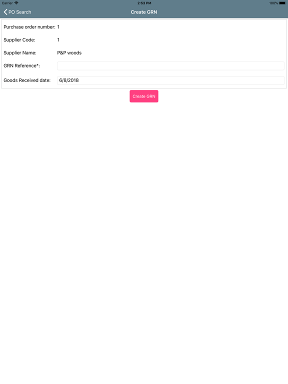 eReceipts by KCS iPad  Screenshots