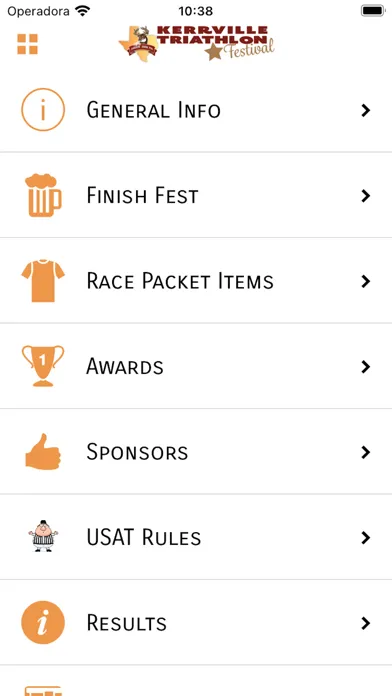 Zrzuty ekranu Kerrville Triathlon Fest