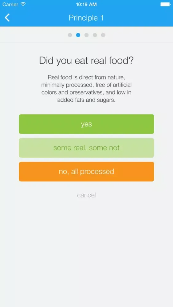 Captures d'écran de Eat Simple