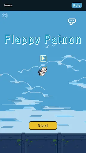 Zrzuty ekranu Flappy Paimon(Genshin Flappy)