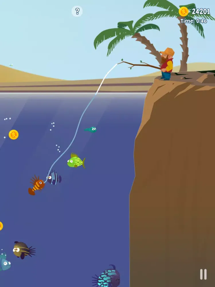 Capturas de tela do Fisherman iPad 