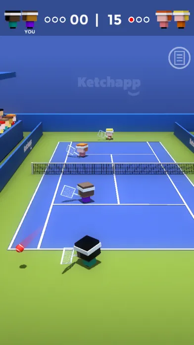 Capturas de tela do Ketchapp Tennis