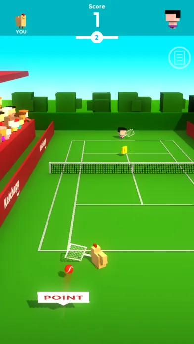 Capturas de tela do Ketchapp Tennis