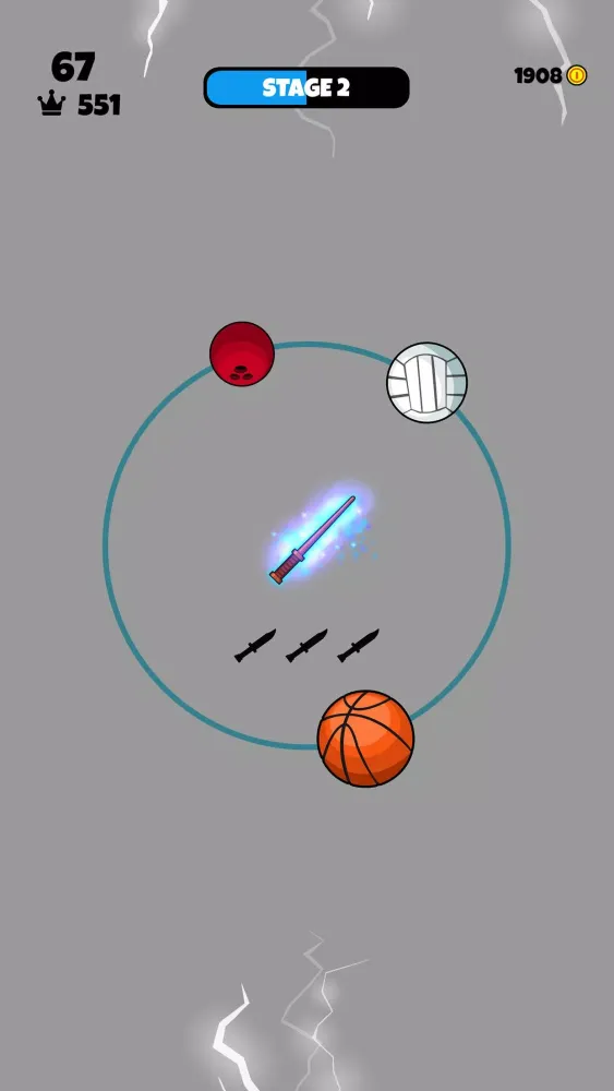 تصاویر Knife vs Balls