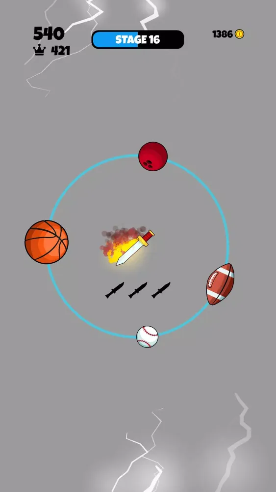 تصاویر Knife vs Balls
