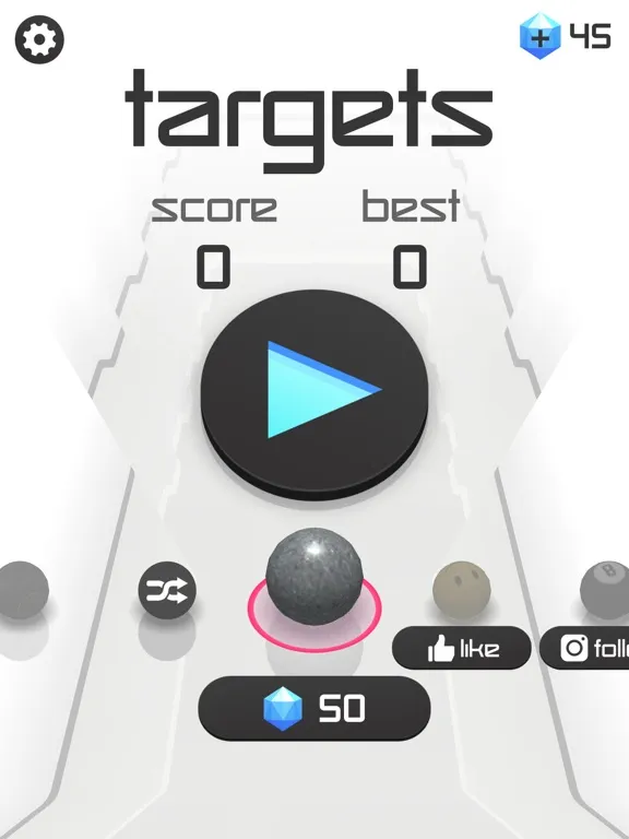 Capturas de tela do Targets iPad 