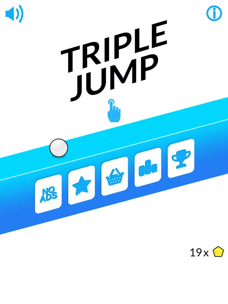 Capturas de tela do Triple Jump