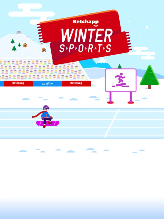Ketchapp Winter Sports iPad 应用截图