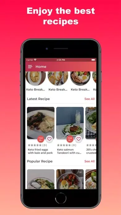 Keto Breakfast Screenshots
