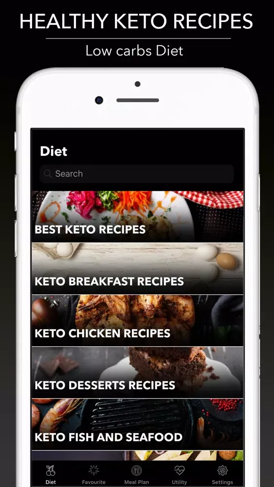 Keto Diet - Ketogenic Recipes應用截圖