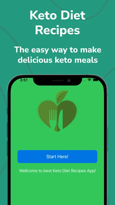 Capturas de pantalla de Keto Diet Tracker App: Recipes