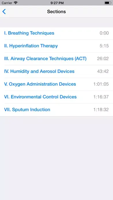 ภาพหน้าจอของ NPS Audio Lectures