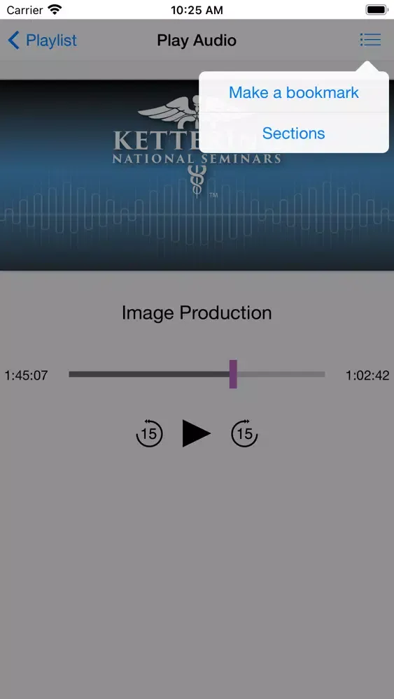 Capturas de tela do Rad Tech Audio Lectures