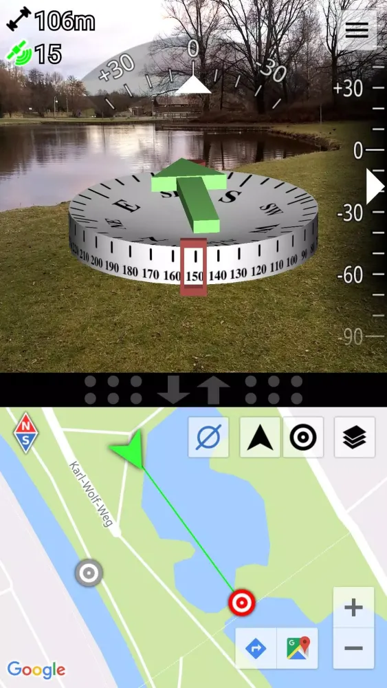AR Compass PRO Ekran Görüntüleri