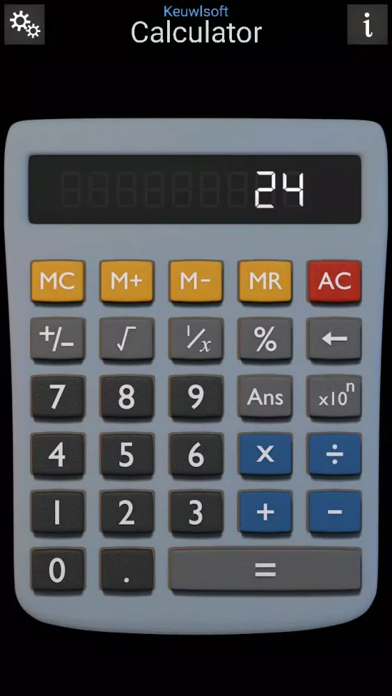 Calculator应用截图