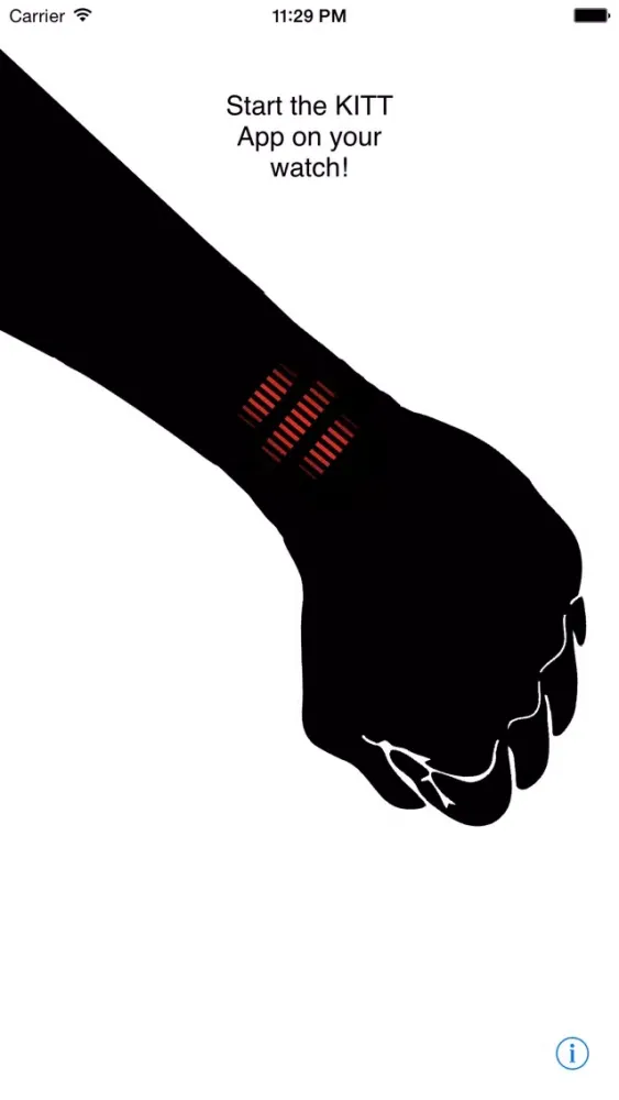 ภาพหน้าจอของ KITT on your wrist