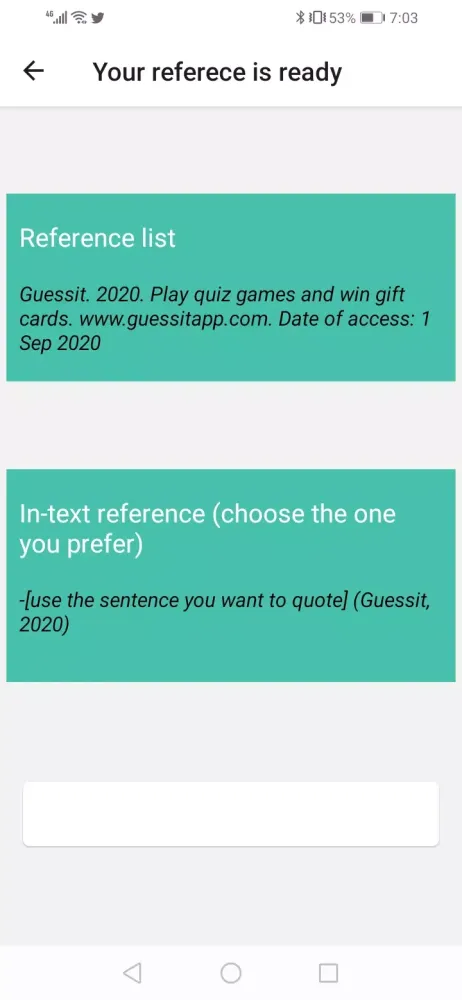 Скриншоты Referencer-Harvard Style