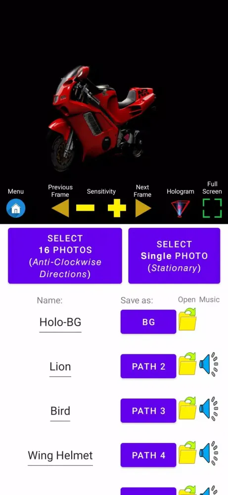 صور 3D Hologram Projector 360