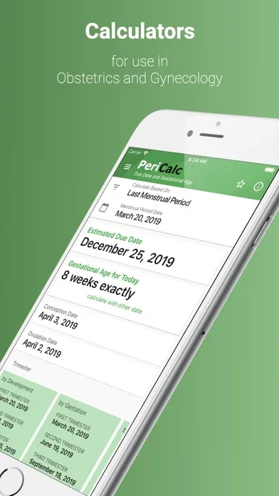 PeriCalc 스크린샷