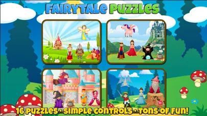 ภาพหน้าจอของ Fairytale Puzzles For Kids