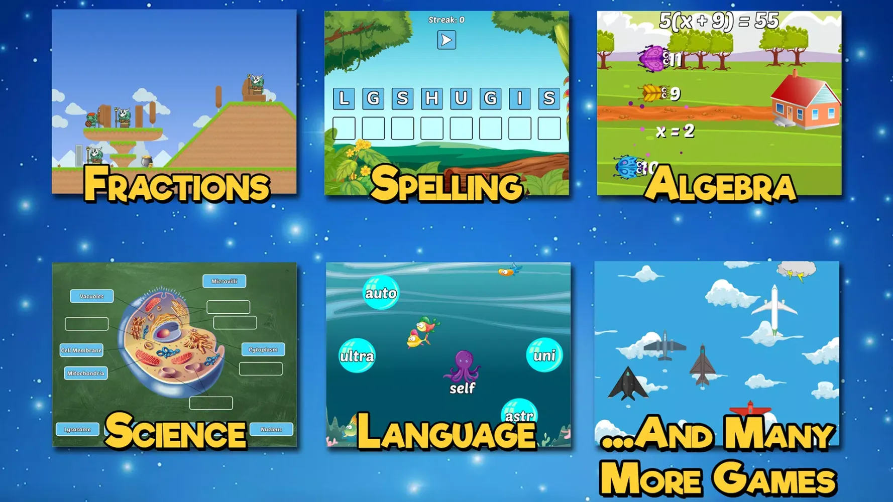 Fifth Grade Learning Games स्क्रीनशॉट