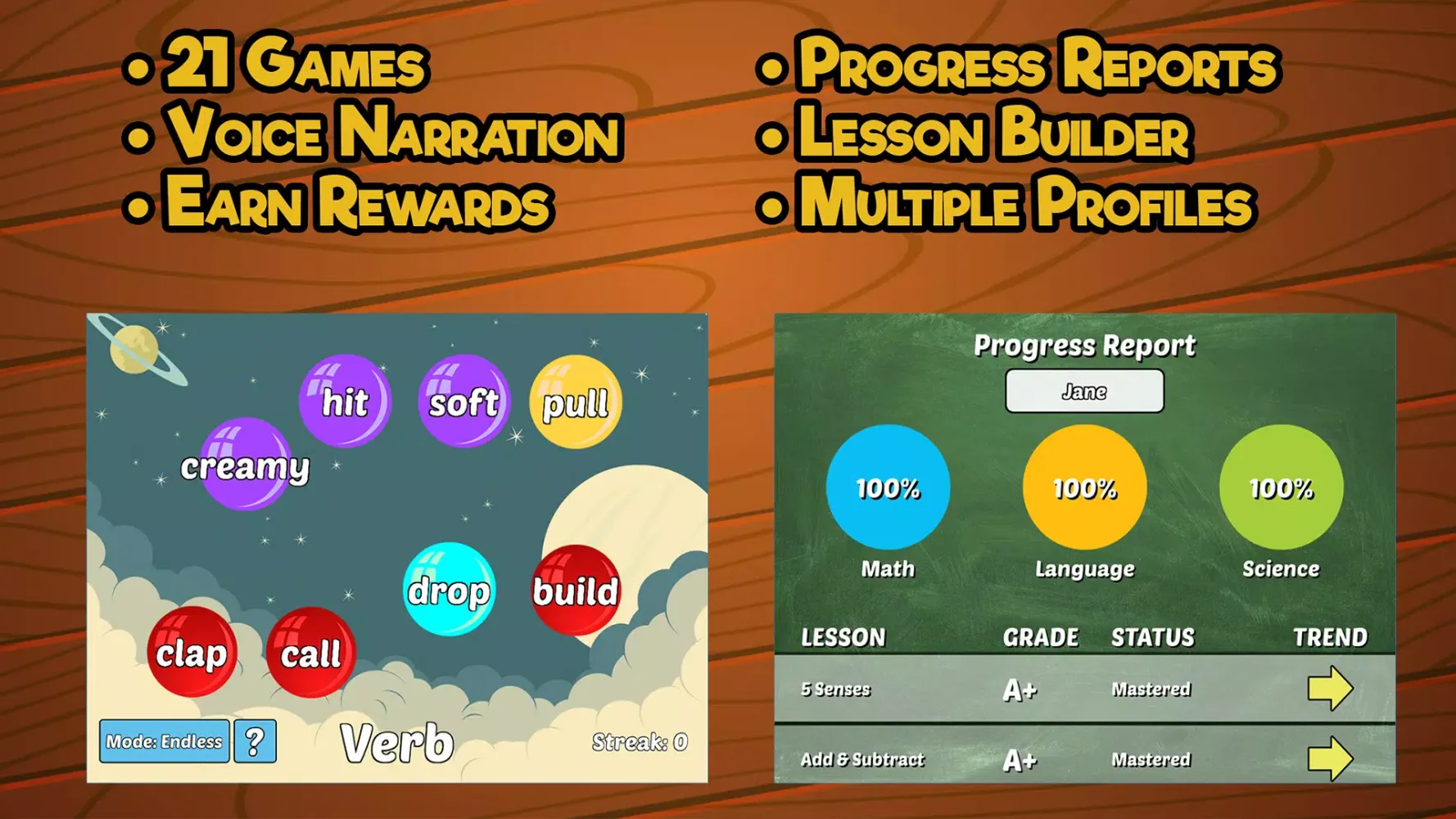 Ảnh chụp màn hình của First Grade Learning Games