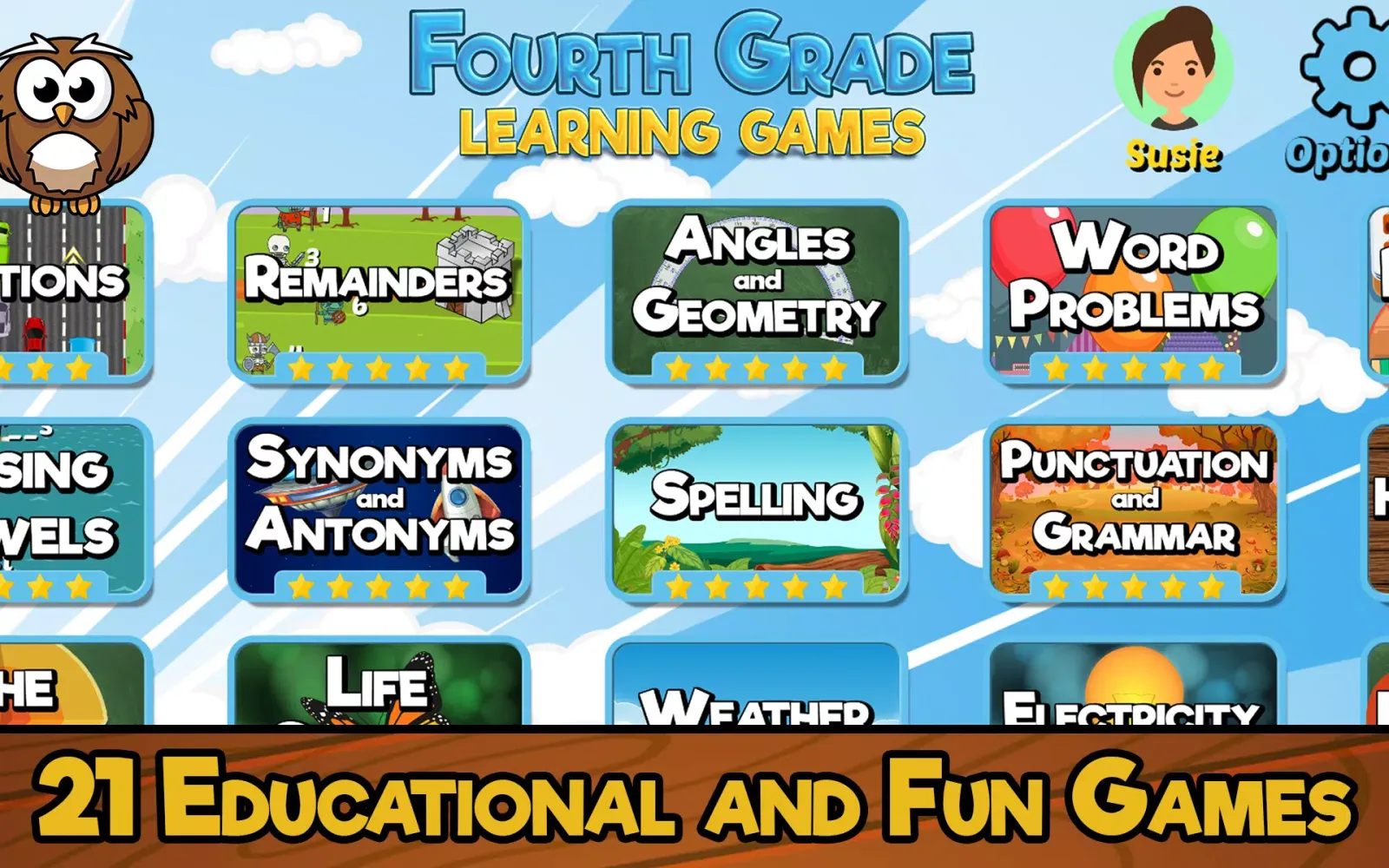 Fourth Grade Learning Games Screenshots