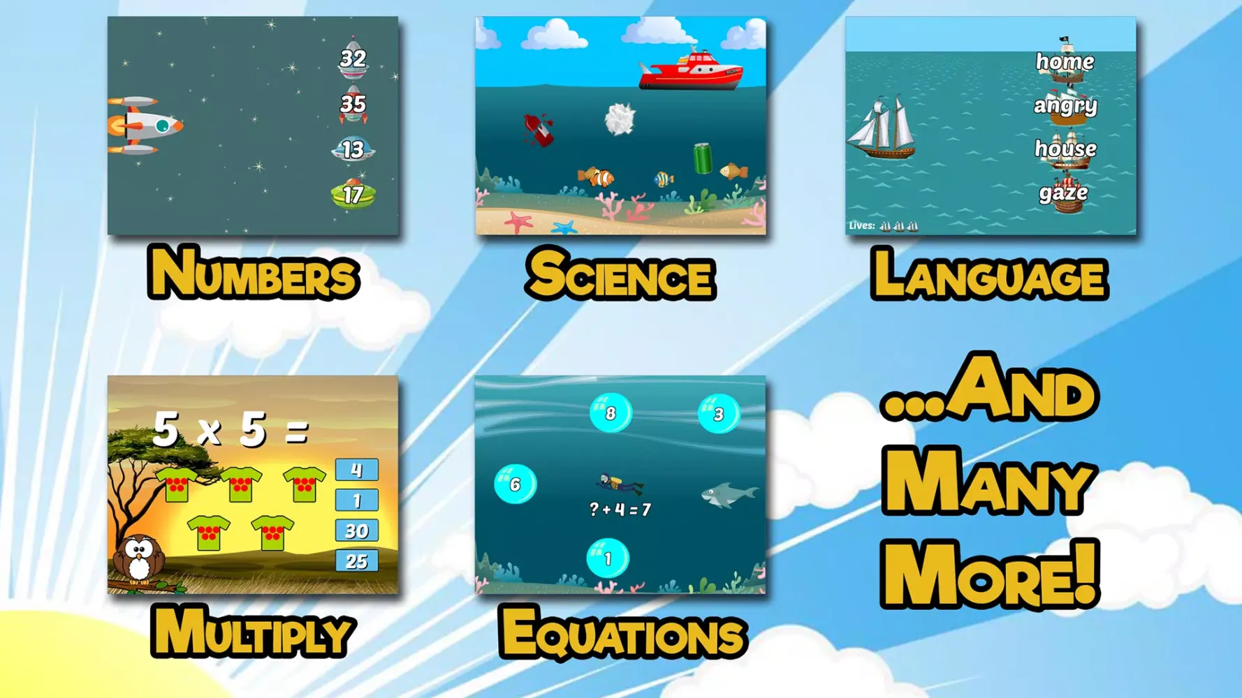 Capturas de pantalla de Second Grade Learning Games