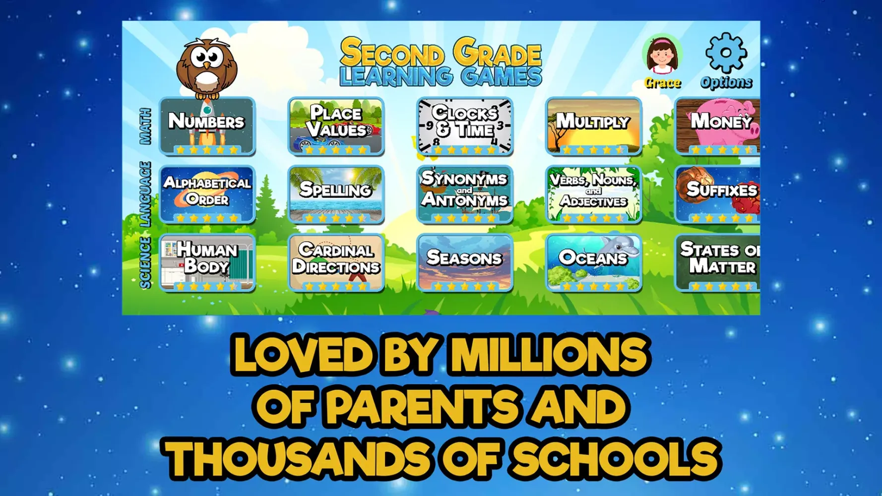 Capturas de pantalla de Second Grade Learning Games