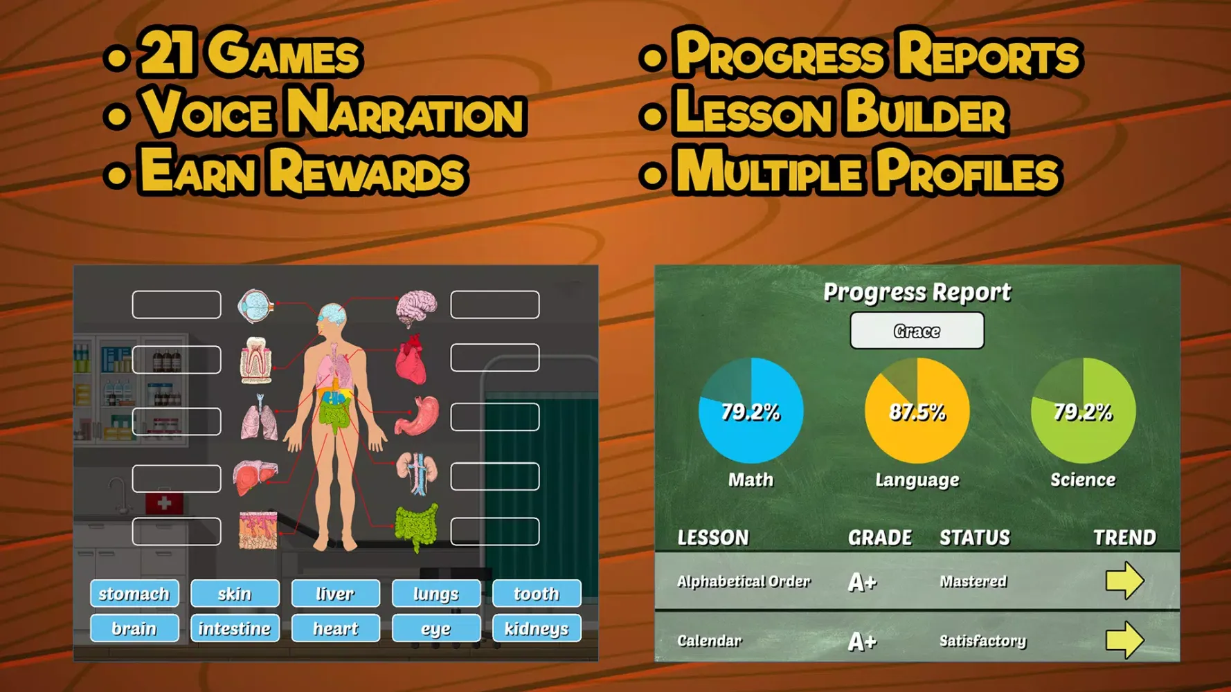 Capturas de pantalla de Second Grade Learning Games