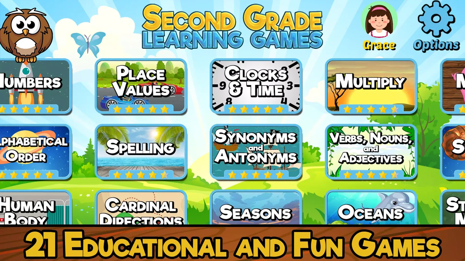 Capturas de pantalla de Second Grade Learning Games
