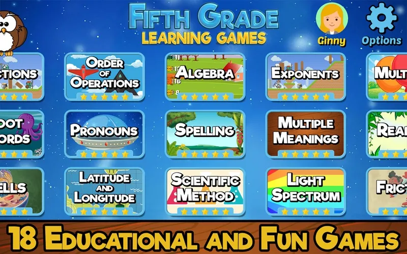 Fifth Grade Learning Games應用截圖