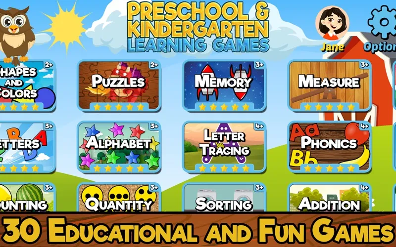 Preschool & Kindergarten Games سکرین شاٹس