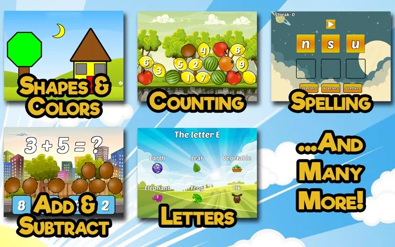 Preschool & Kindergarten Games سکرین شاٹس