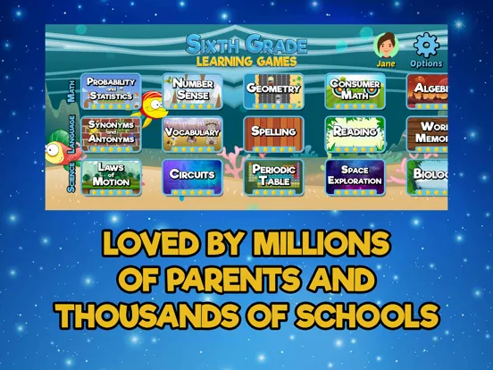 صور Sixth Grade Learning Games iPad 