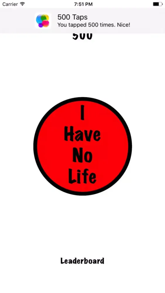 Tangkapan layar The Ultimate No Life Test