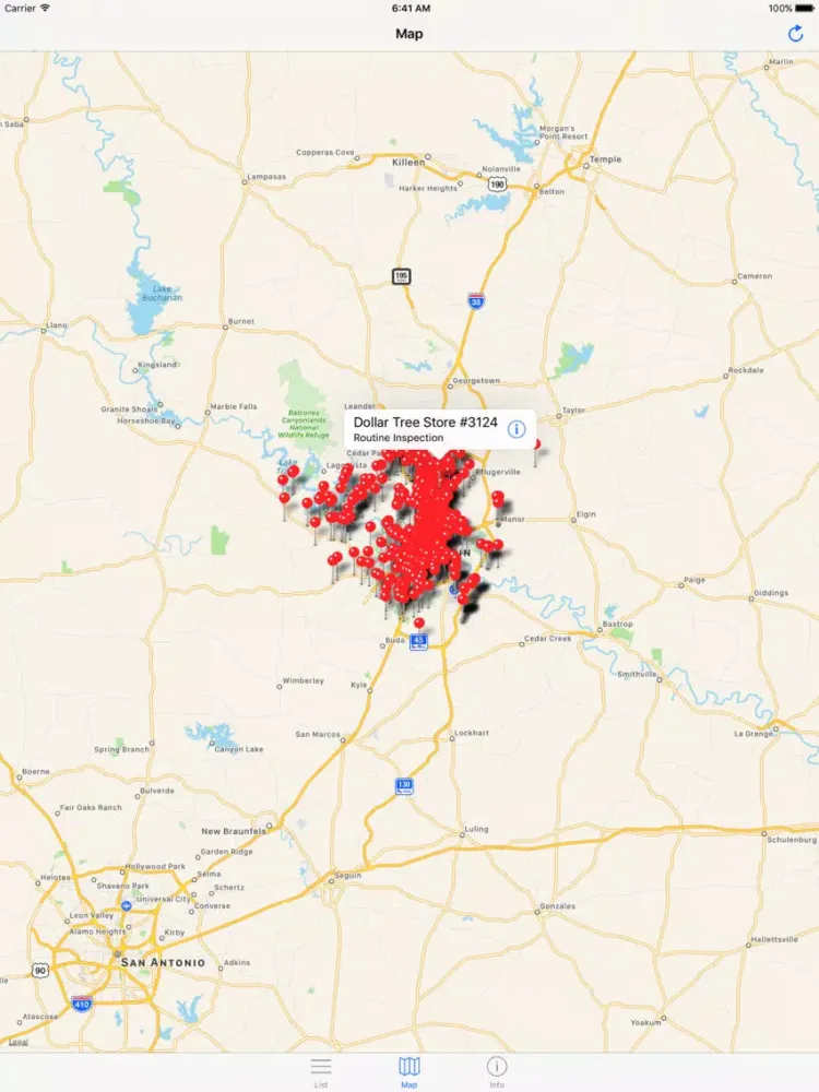 Austin Food Inspections - Texas Restaurant Scores iPad 應用截圖