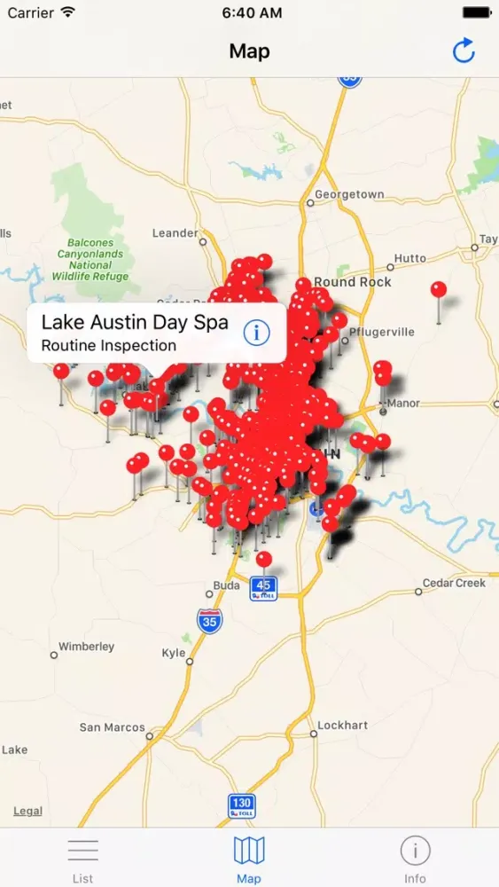 Austin Food Inspections - Texas Restaurant Scores應用截圖