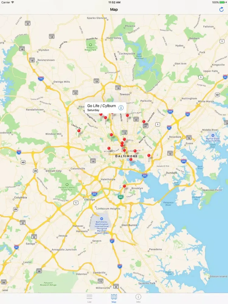 Baltimore Farmers Markets - Organic And Fresh Food iPad 应用截图