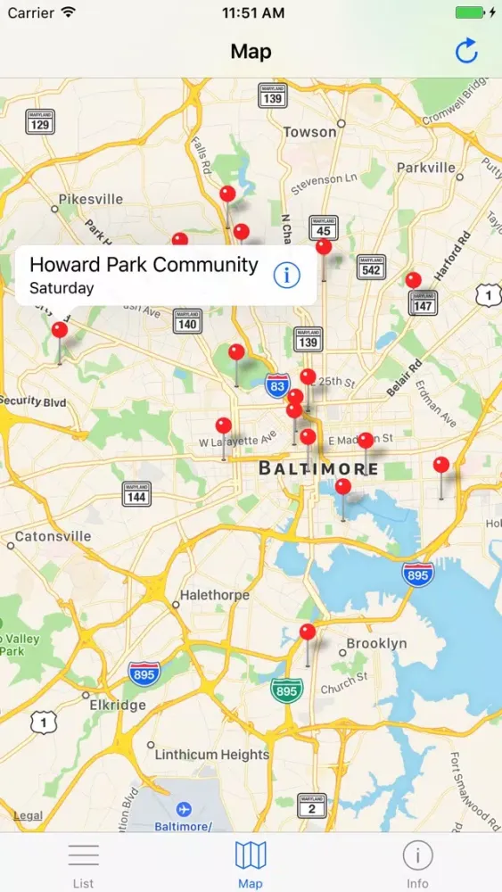 Baltimore Farmers Markets - Organic And Fresh Food应用截图