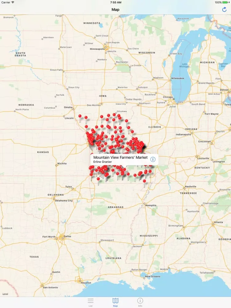 Missouri Farmers Markets - Fresh Organic Food Now iPad  Screenshots