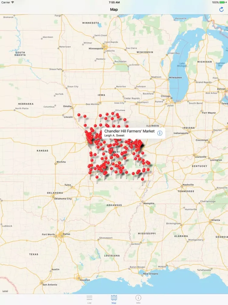 Missouri Farmers Markets - Fresh Organic Food Now iPad  Screenshots