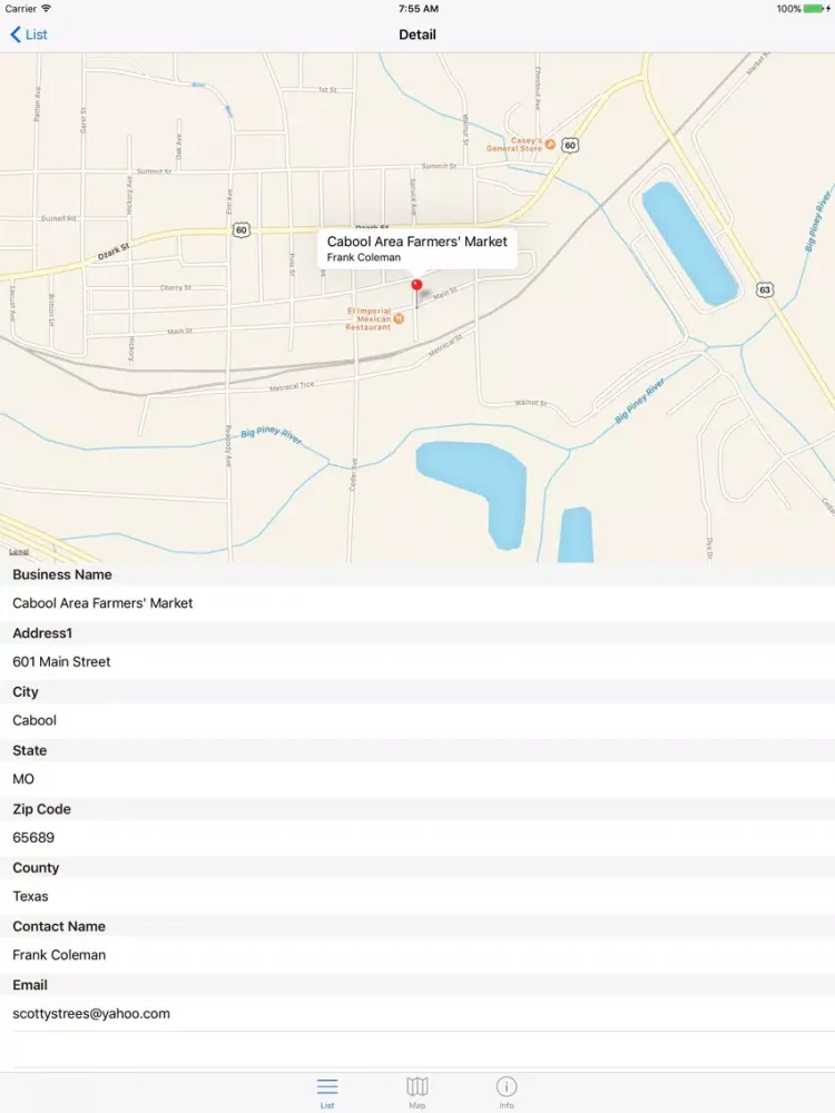Missouri Farmers Markets - Fresh Organic Food Now iPad  Screenshots