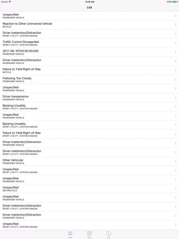 New York City Collisions - Up To Date Accidents iPad  스크린샷