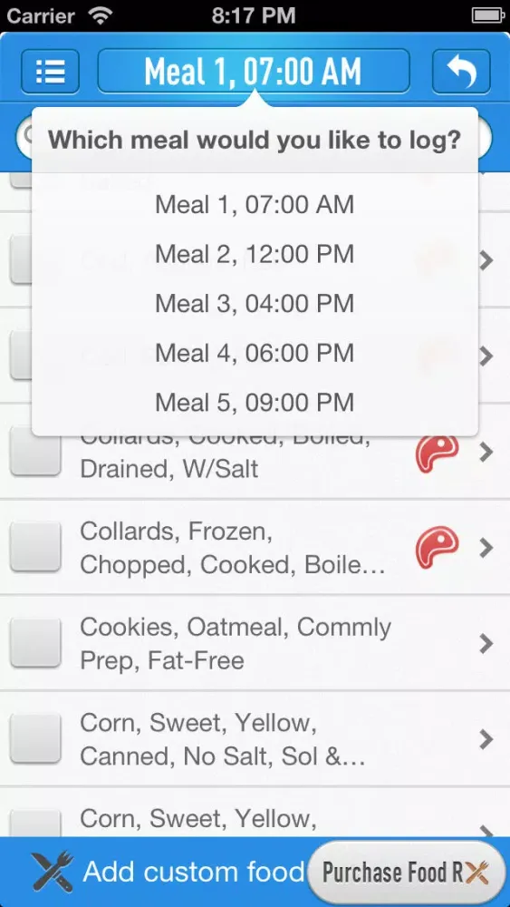 Food RX (Free)- Paleo & zone diet app應用截圖