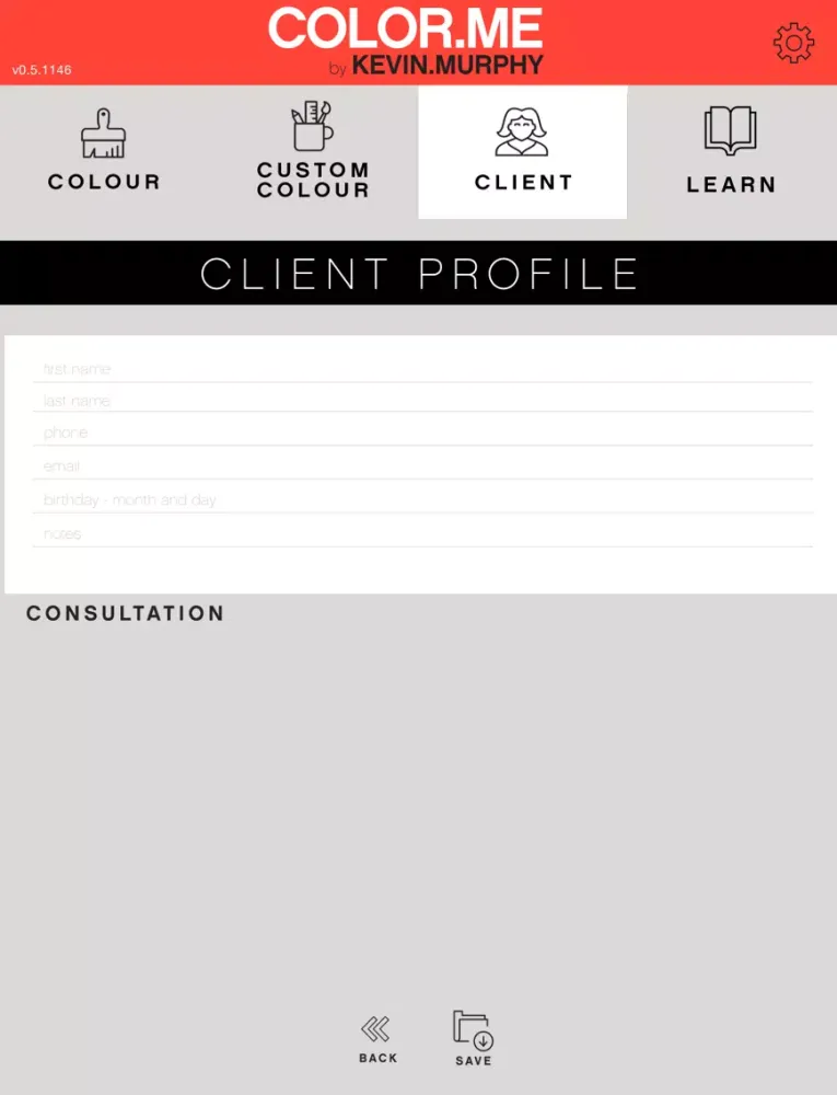 Captures d'écran de KEVIN.MURPHY COLOR.ME iPad 